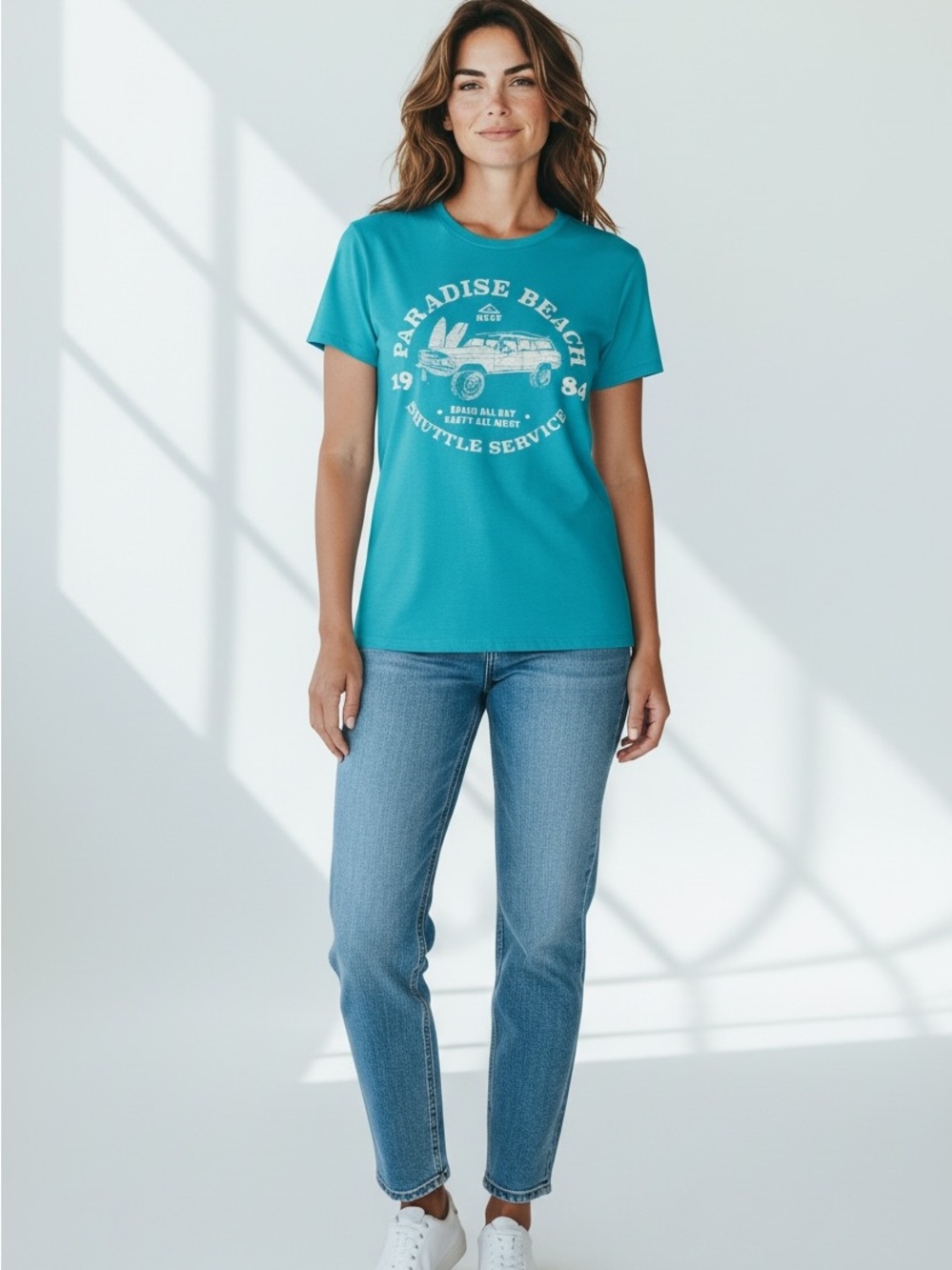 Reef Paradise Beach Shuttle Service Tee - New w/ Tag Size Medium